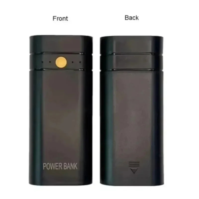 DIY Power Bank Box For Phone Electronic Charging Not Including Batteries 6000mAh 5V 2A 2X 18650 USB Type-C Battery Charger Case