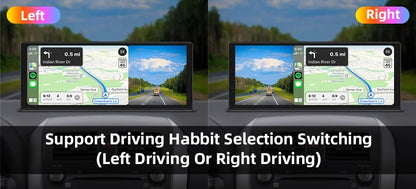 Portable Wireless CarPlay & Android Auto Screen – Size & DVR Options