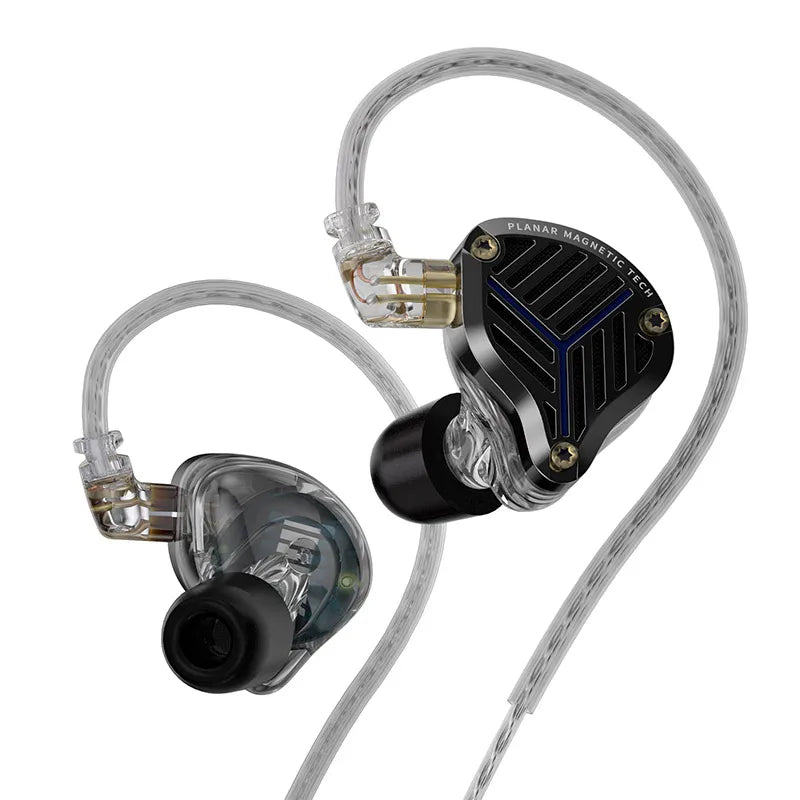 KZ PRX Wired Headphones, Planar Driver, Music Headphones, HiFi Bass Monitor Earbuds, Sports Headset