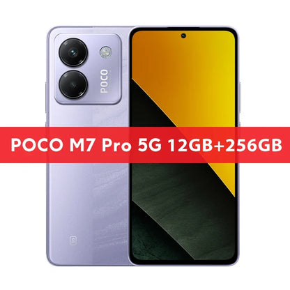 Newest POCO M7 Pro 5G Global Version Dimensity 7025-Ultra 120Hz FHD+ Eye-care AMOLED Display 5110mAh Battery NFC