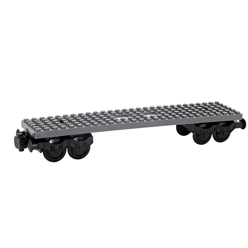 2025 New MOC City Creative Idea 6 * 28 dark grey train base Building Block Bricks Kids DIY High-tech Creative Toy
