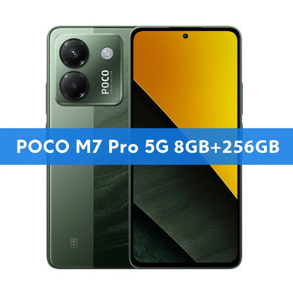 Newest POCO M7 Pro 5G Global Version Dimensity 7025-Ultra 120Hz FHD+ Eye-care AMOLED Display 5110mAh Battery NFC