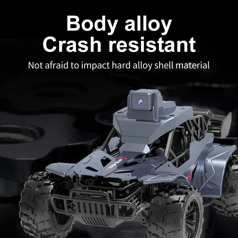 2.4G FPV Camera RC Car LCD Remote Real Time Transmission High Speed Off Road Racing Car Voice Chat Toy For Kids Adults