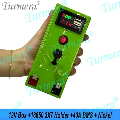 18650 Battery Box Holder 40A BMS with Voltage Capacity Displayer Rechargeable USB Power Bank Battery case Mobile Phone Charger