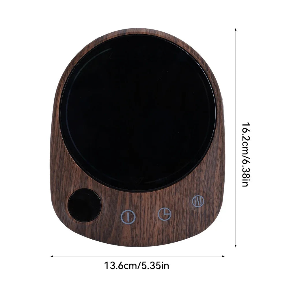 Electric Beverage Heating Plate 200W Smart Milk Tea Coffee Cup Mug Warmer for Desk 5 Temperatures with Timer Automatic Shut Off