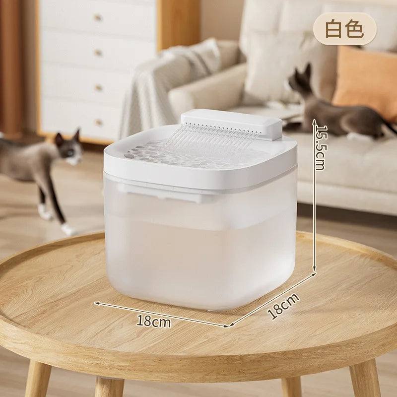 3L Cat Water Fountain – USB Electric, Auto-Recirculating, Silent Pump, Large Capacity Pet Water Dispenser | FlipStylez LLC®