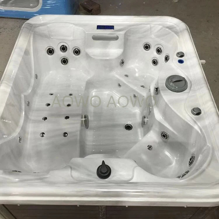 Stock Outdoor Swim Spa Pool Hot Tub Cheap Price Custom   Outdoor Outdoor Massage Spas Tub With Pillow