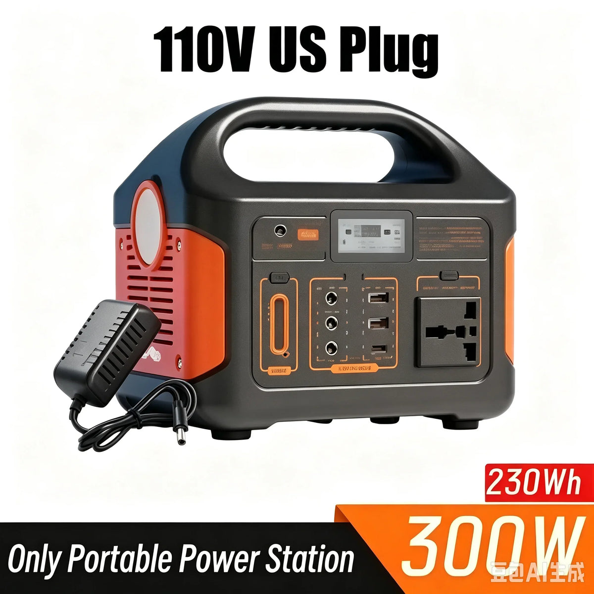 Gaiaray Solar Power Station 500W 300W Solar Generator 460WH 230WH Super Fast Charging APP Control Emergency Power Station for Home Camping Power Outages 110V US Warehouse