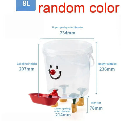 1 Set 3/5/8/10l Cartoon Pet Automatic Water Dispenser No-Electricity