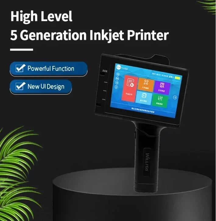 WILLITA WLD-S10 Handheld Inkjet Printer – 2–25.4 mm Print Height