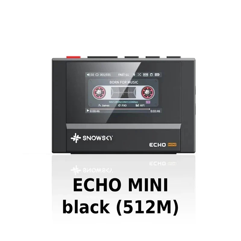 FiiO SnowSky Echo Mini HiFi Bluetooth MP3 Player Pure Music Walkman with 15 Hours Playback 3.5mm & 4.4mm Headphone Output