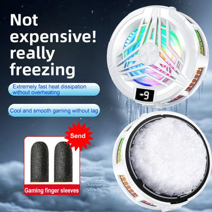 Phone Cooler Gaming Portable Fan Magnetic Mobile Cooler Cell Phone Cooler Radiator Phone Radiator Fan to Cool the Mobile
