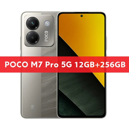 Newest POCO M7 Pro 5G Global Version Dimensity 7025-Ultra 120Hz FHD+ Eye-care AMOLED Display 5110mAh Battery NFC