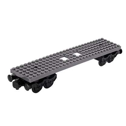 2025 New MOC City Creative Idea 6 * 28 dark grey train base Building Block Bricks Kids DIY High-tech Creative Toy