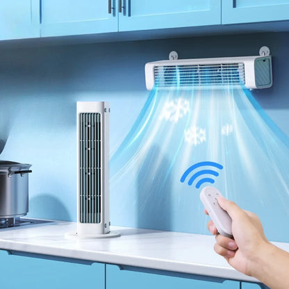 Bladeless Air Cooler 3 Mode Air Conditioner Fan 3000 mah Cooling Fan Strong Wind Electric Fan Bedroom Living Cooling Products