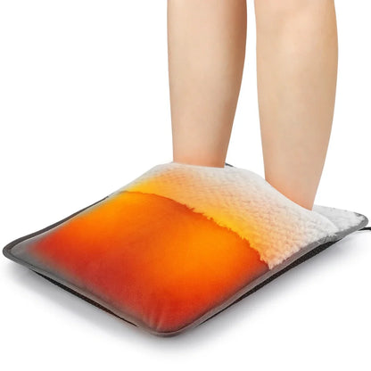 New Electric Foot Heating Pad Winter Foot Warmer Heater Household Foot Warming Mat Washable Non-Slip for Bed Office Home