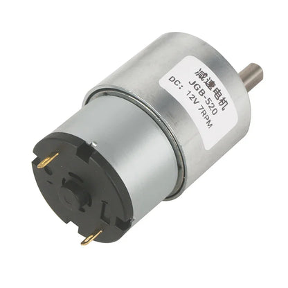 DC Gear Motor 6V/12V/24V 7RPM to 960RPM Reversible High Torque Gear Box JGB37-520 Electric Reduction Geared Motor
