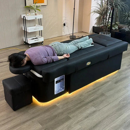 2025 Foot Spa Pedicure Shampoo Bed Modern Beauty Salon Back Lift Hair Washing Head Massage BED