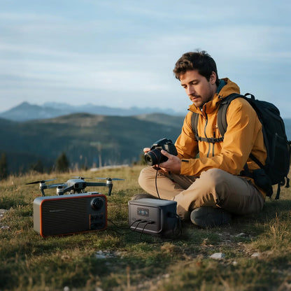 ALLPOWERS 31000mAh SOLAX P100 Portable Power Station 99.2wh Solar Generator with USB-C USB-A Outlet for Camping Home RVs Hunting