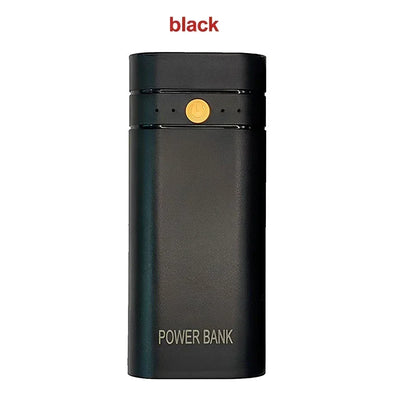 DIY Power Bank Box For Phone Electronic Charging Not Including Batteries 6000mAh 5V 2A 2X 18650 USB Type-C Battery Charger Case