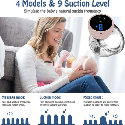 USB Wearable Breast Pump Breast Milk Milking and Milking Machine Mother&Baby Supplies Breast Pump Electric Automatic Breast Pump