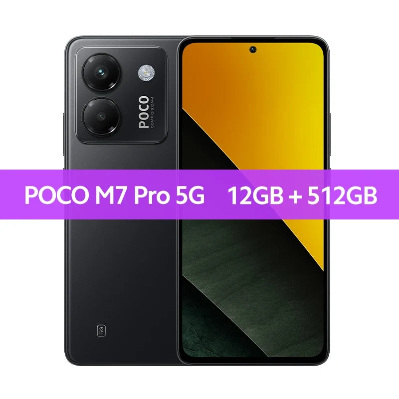 Newest POCO M7 Pro 5G Global Version Dimensity 7025-Ultra 120Hz FHD+ Eye-care AMOLED Display 5110mAh Battery NFC