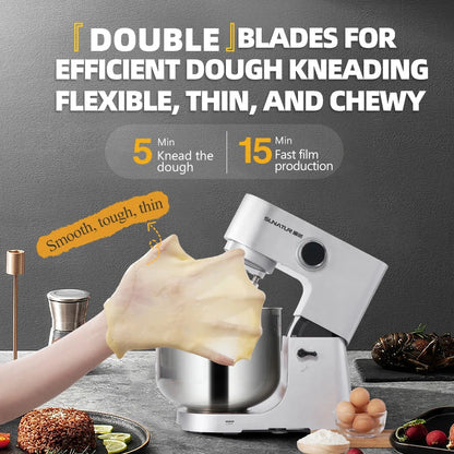 SUNATUR 16L Stand Mixer 2200w electric kitchen blender Commercial Food processor Large capacity Two kneading hooks dough mixer