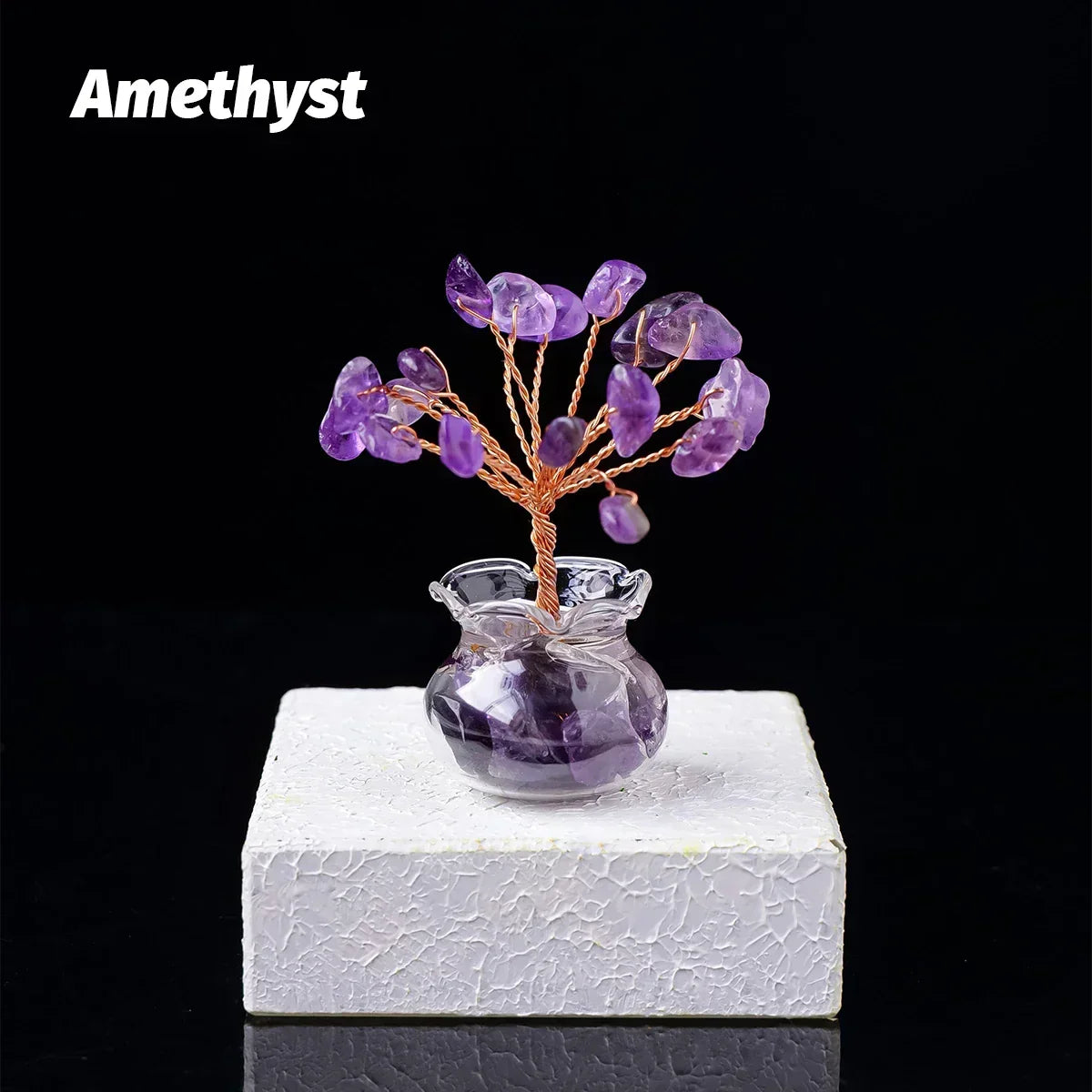 Crystal Tree of Life – Gemstone Bonsai Decor