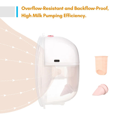 Wearable Breast Pump Hands Free Electric Portable Wearable Breast Pumps BPA-free Breastfeeding Milk Collector