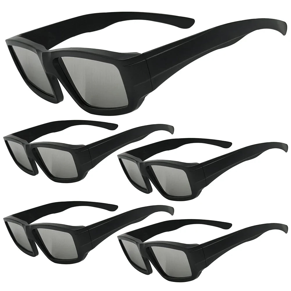 Solar Eclipse Glasses Plastic Frame Certified Safe Solar Viewer Shade For Direct Sun Observation Total Eclipse Eyewear