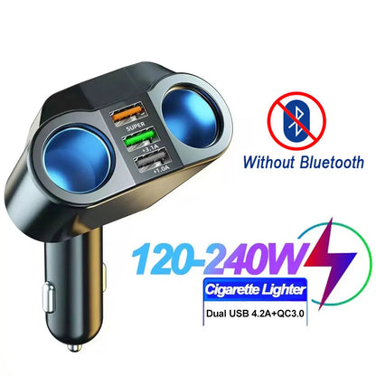 USB Car Charger – USB-C & Bluetooth Options