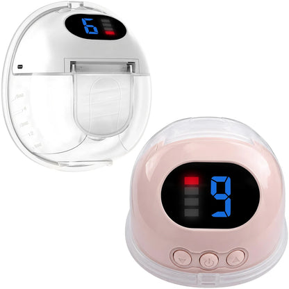Wearable Wireless Hands Free Electric Breast Pump, New Upgraded Breast Massage Lactation Pump, BPA-Free Breastfeeding Milk Pump