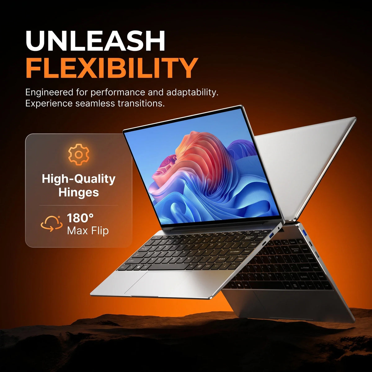 LENO Portable 14.1" Windows 11 Laptop | 16GB RAM | Intel 4405U | 1TB–2TB SSD | FlipStylez LLC®