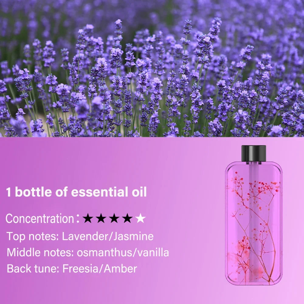 Aromatherapy Machine Automatic Home Fragrance Machine Essential Oil Diffuser Nebulizer for Kitchen and Toilet Deodorization
