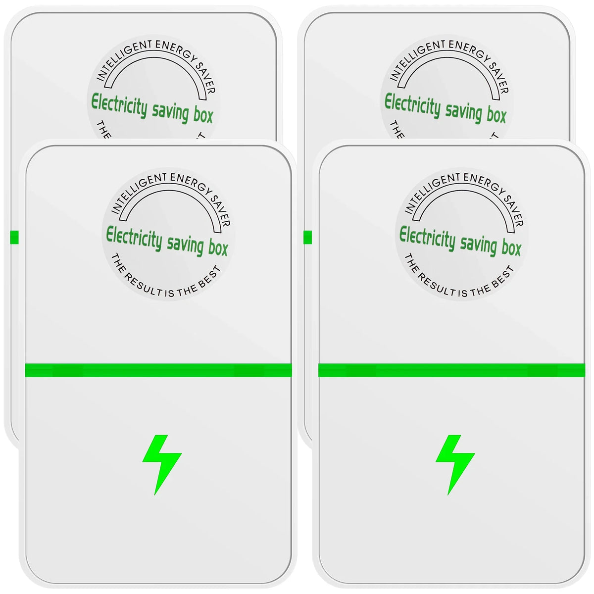2/4Pcs Power Saver Portable Electricity US Energy Saver Smart Saving Box Safe Household Plug 90V-250V for Office Kitchen Accesso