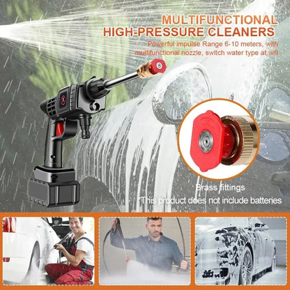 Cordless High Pressure Car Washer Spray Water Gun No Battery Foam Generator Portable Car Washing Machine For Home