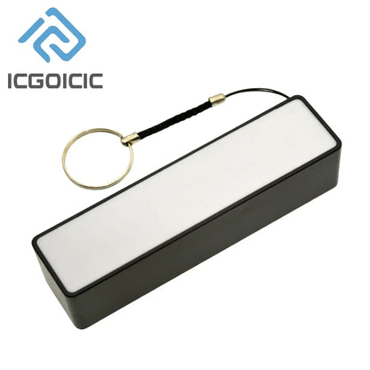 USB Power Bank Case Kit 18650 Battery Charger Module DIY Box Shell With Cable For Arduino Projects Black