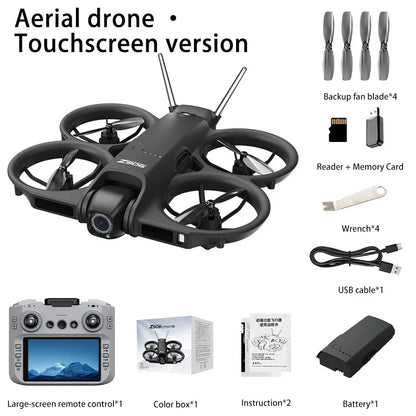 New Z906 Mini FPV Drone Big Screen Remote Electric Adjust 4K Camera 3-Side Obstacle Avoidance Optical Flow Sale Landing Pad Only