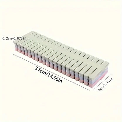 4Pcs Adjustable Divider Underwear Socks Sundries Drawer Organizer Household Storage Cabinet Pink Space Saving Home Accessories