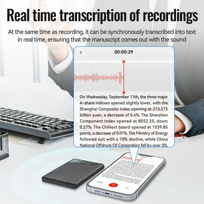 AI Voice Recorder Intelligence APP GPT Control Audio Mind Map Real Time Transcription/Summary/Translation Phone Calls Recording