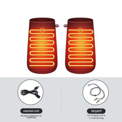 Electric Heated Glove - Hand Massager - 3-Level Adjustment - Muscle Relaxation & Joint Comfort Elderly Daily Hand Care