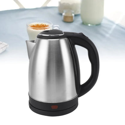 2L Fast Boiling Electric Kettle 2L Stainless Steel Water Heater Auto Shut Off Safety Cool Touch Handle for Home Office Tea