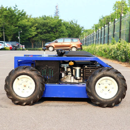 Four-Wheel Push Lawn Mower for Home Gardens