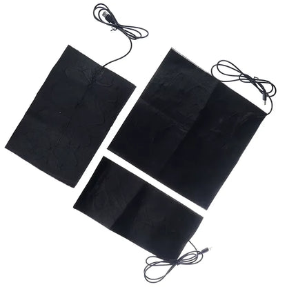 5V USB Carbon Fiber Electric Heater High Temperature 50-60℃ Waist Knee Pain Relief Fast Heating Portable Pad