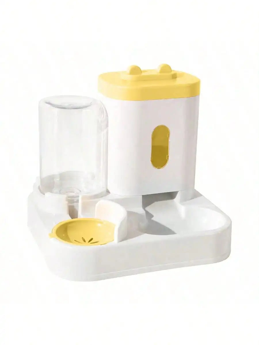 1-Pack Automatic Gravity-Fed Cat Water Dispenser & Feeder