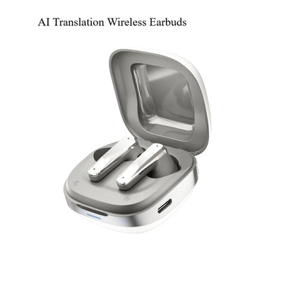 A89 AI Translation Wireless Earbuds Bluetooth ANC Noise Reduction HiFi Sound Ultra-Long Battery Life Smart Translator Headset