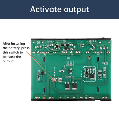 DC UPS 5V 9V 12V Output 6x 18650 Battery  Uninterrupted Power Supply DIY Power Bank Box for House Router Cellphone Tablet Modem