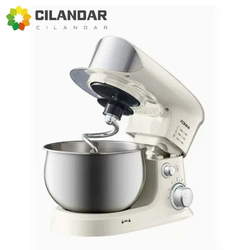 2026 Multifunctional Chef Machine Household 3-5 Liter Small Dough Kneading Machine Fully Automatic Household Electric Egg Beater