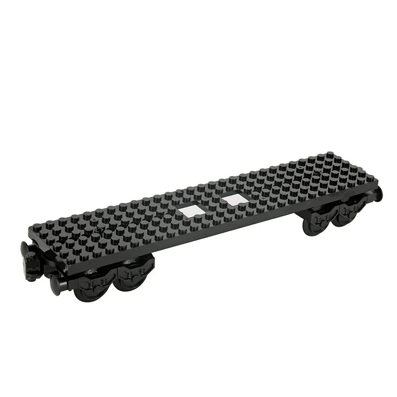 2025 New MOC City Creative Idea 6 * 28 dark grey train base Building Block Bricks Kids DIY High-tech Creative Toy