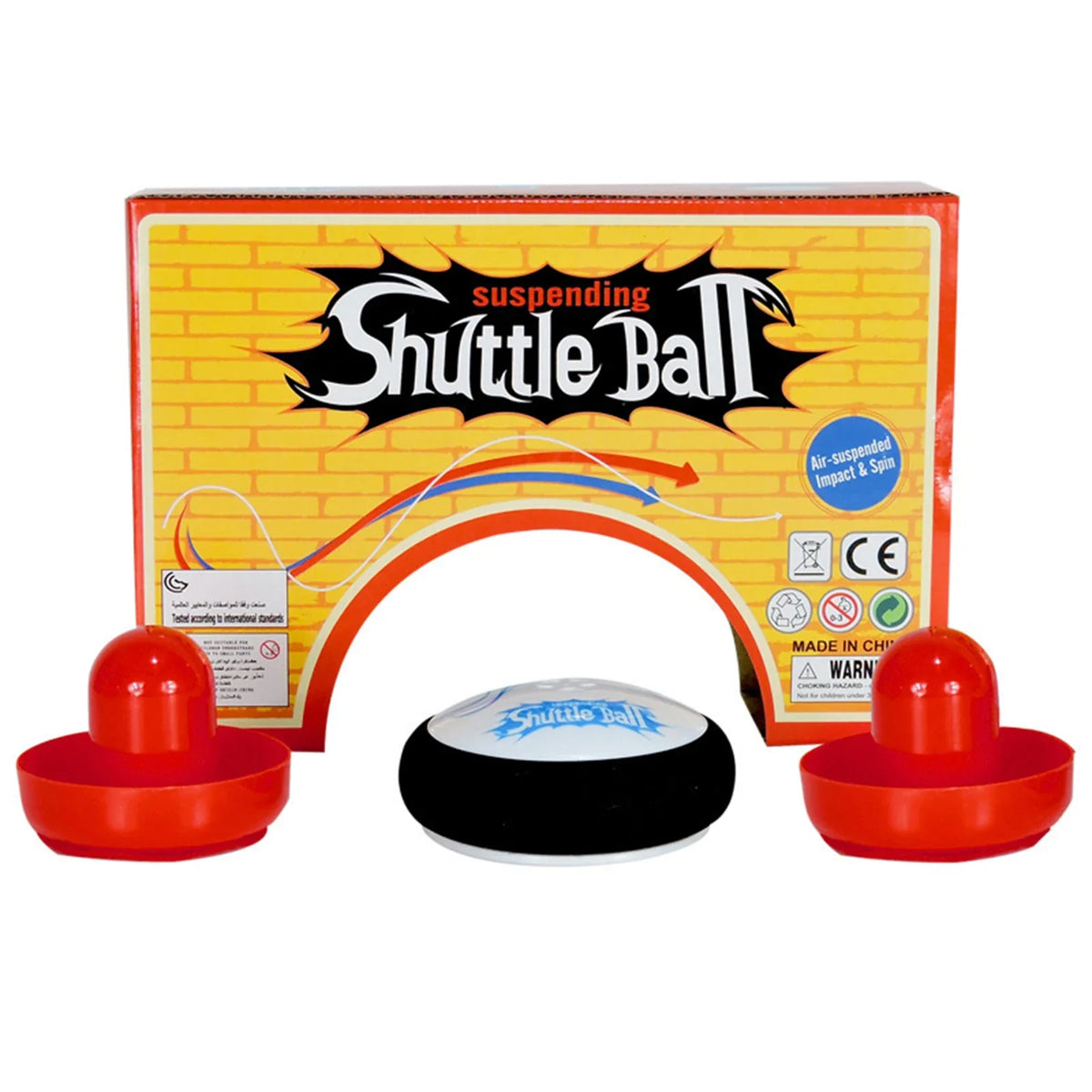 Electric Floating Hockey with 2 Pusher Paddles Air Hockey Board Game Tabletop Hockey Hover Puck for Sports Game Party Decor Gift